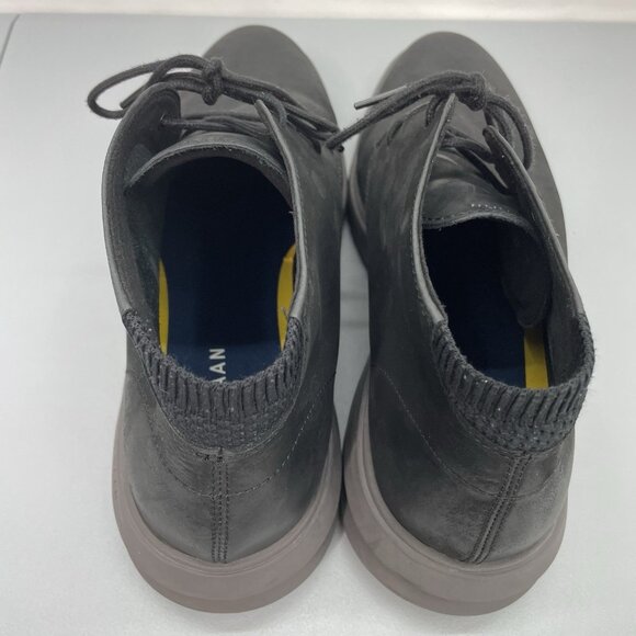 Cole Haan Grand+ Plus Chukka Boots Casual Comfort Nubuck Leather Black Mens 12 - Picture 9 of 14